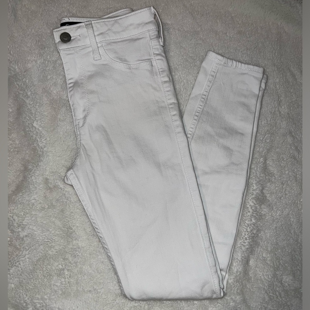 0S Hollister white jeggins